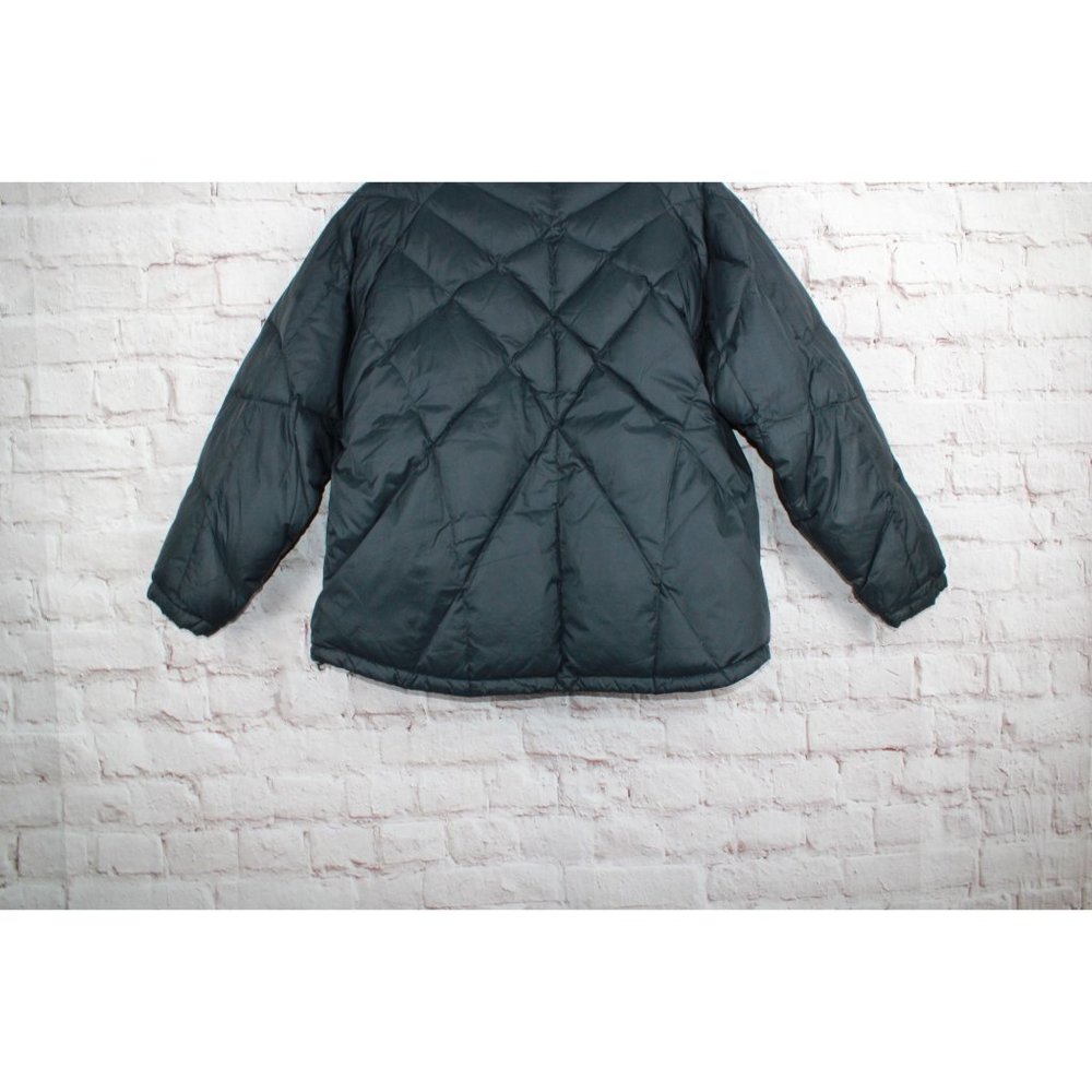 Cabela's Black Puffer Nylon Goose Down Full Zip Winter Snow Cold Jacket XXL - Picture 7 of 9